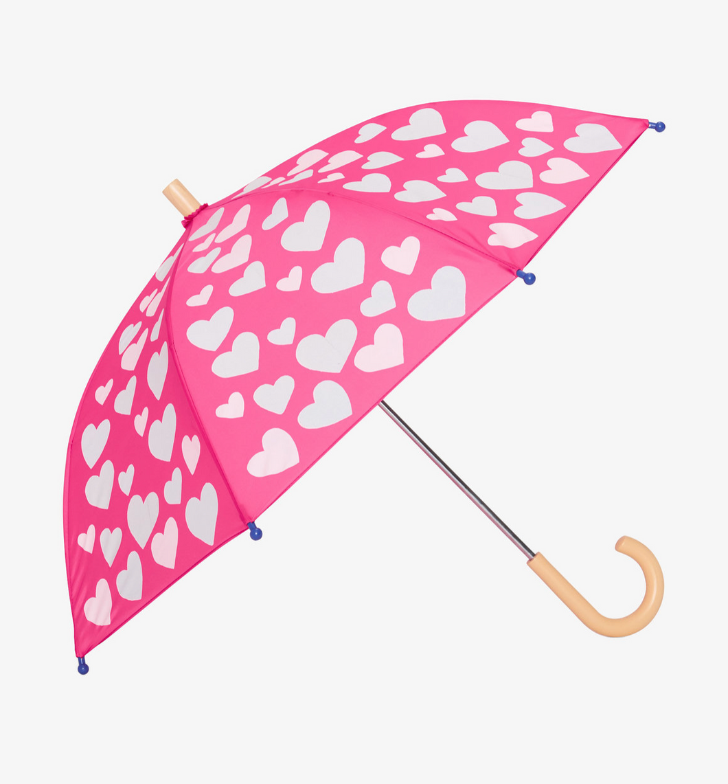 Glitter Hearts Umbrella