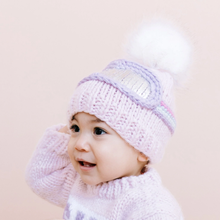 Load image into Gallery viewer, Think Pink Ski Goggle Pom Hat
