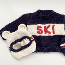 Load image into Gallery viewer, Bear Ski Goggles Beanie
