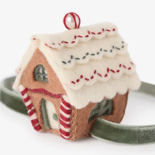 Load image into Gallery viewer, Gingerbread House Felt Headband
